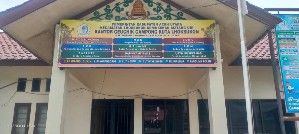 Kantor Pemerintahan Gampong Kuta Lhoksukon