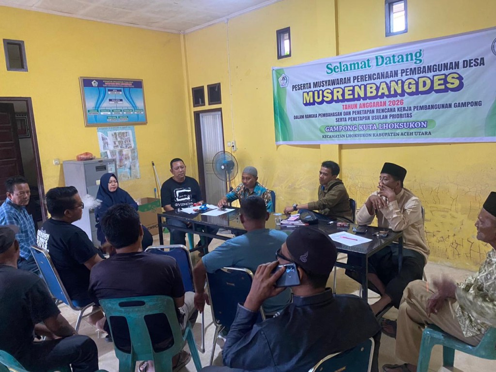 Musyawarah Kelompok Perencanaan Pembangunan Gampong